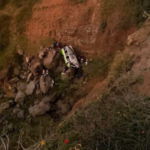 Cayó un autobús por un barranco en Cabo Verde